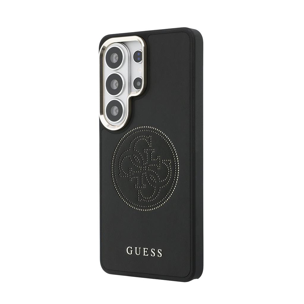 Guess PU Perforated 4G Logo Magnetic Samsung Galaxy S26 Ultra (Fekete)