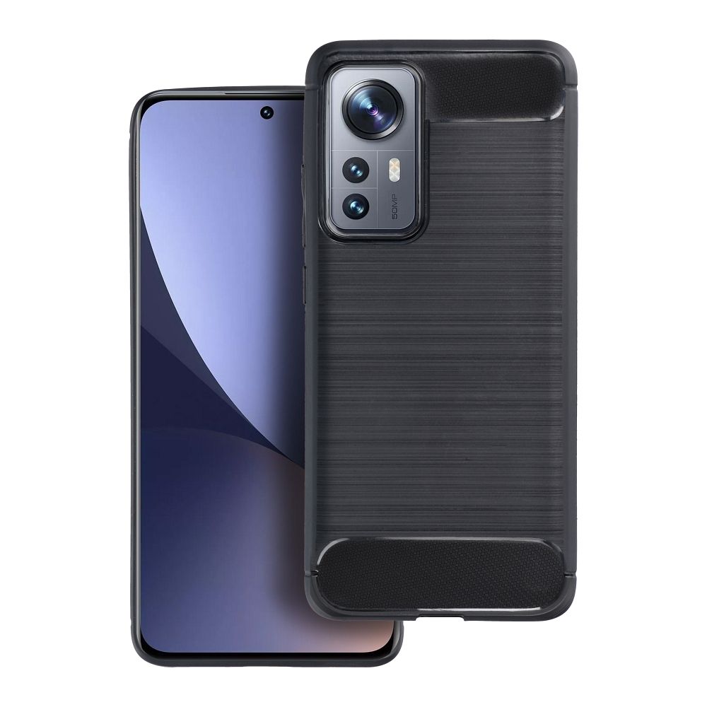 Honor 400 Lite forcell carbon hátlap tok (Fekete)