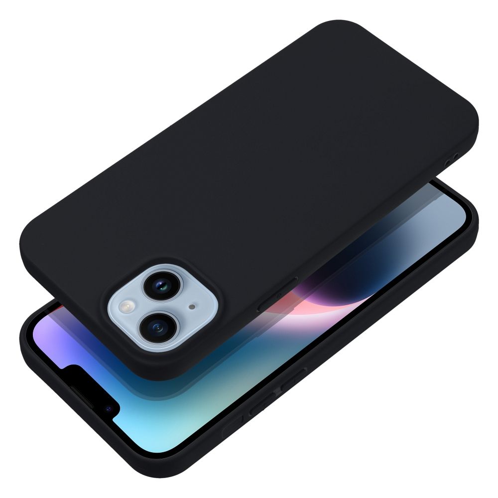 Honor 400 Lite matt szilikon hátlap tok (Fekete)