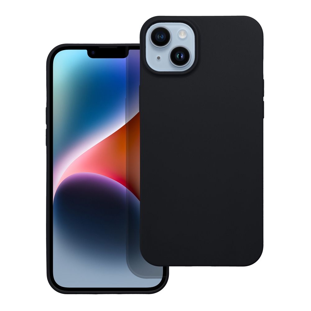 Honor 400 Lite matt szilikon hátlap tok (Fekete)
