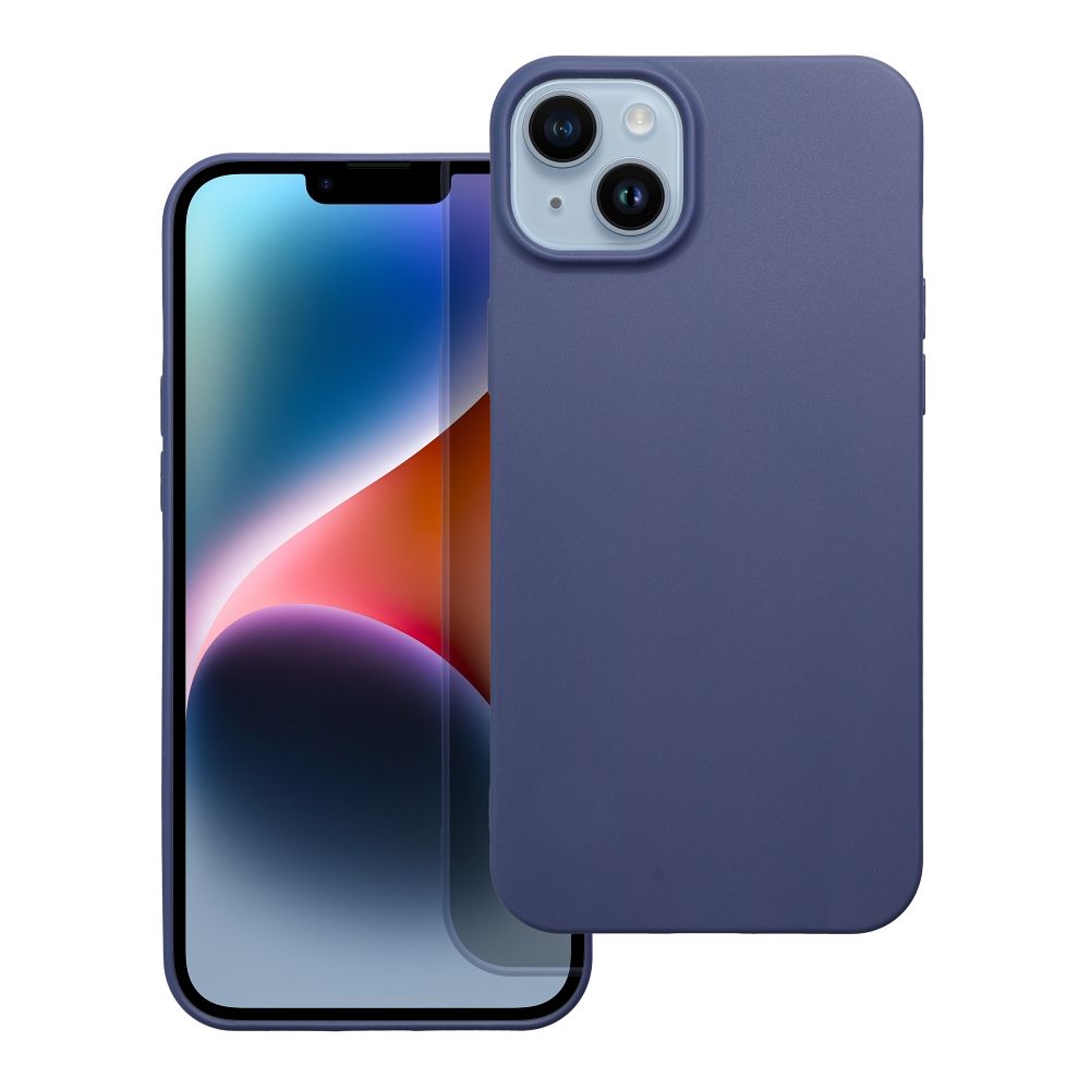 Honor 400 Lite matt szilikon hátlap tok (Kék)
