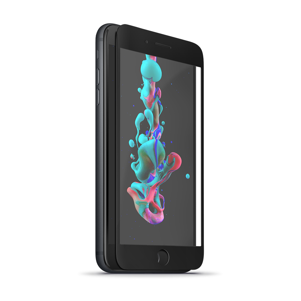 Huawei P20 Lite 5D Flexibilis üvegfólia teljes kijelzőre, átlátszó (fekete keret) front
