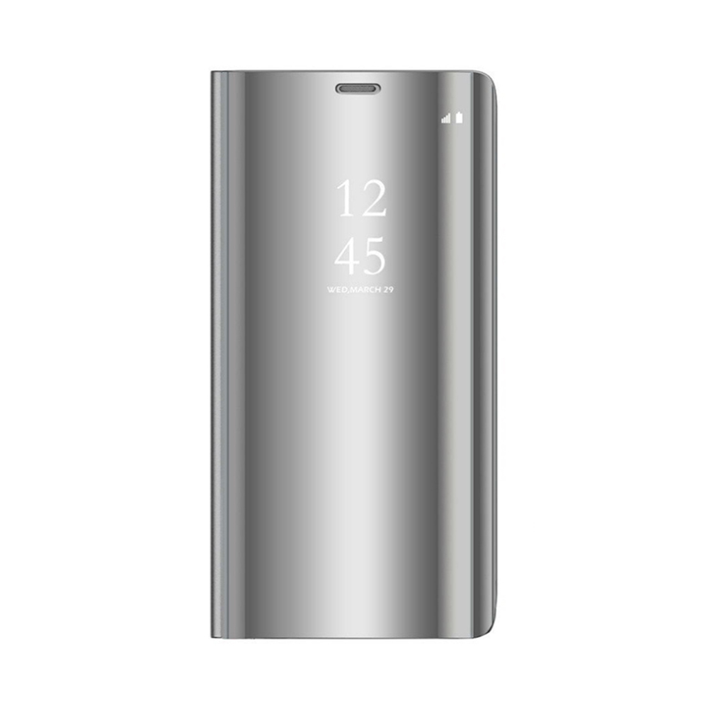 Huawei P30 Lite Clear view notesz tok (Ezüst)