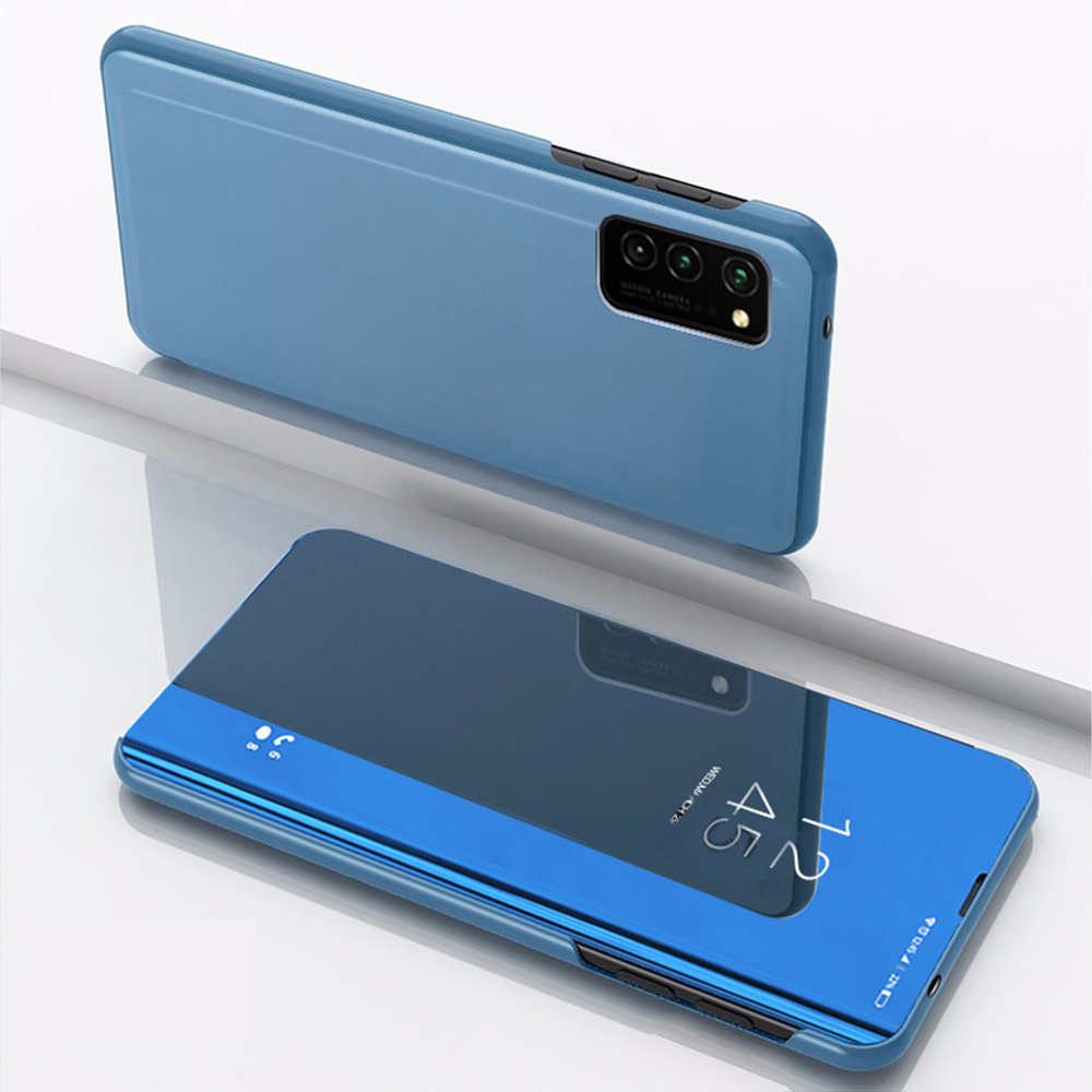 Huawei P30 Lite Clear view notesz tok (Kék)