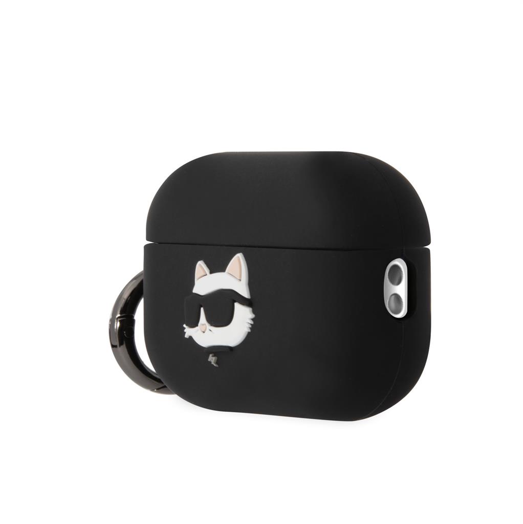 Karl Lagerfeld 3D Logo NFT Choupette Head Silicone tok AirPods Pro 2 (Fekete) - KLAP2RUNCHK