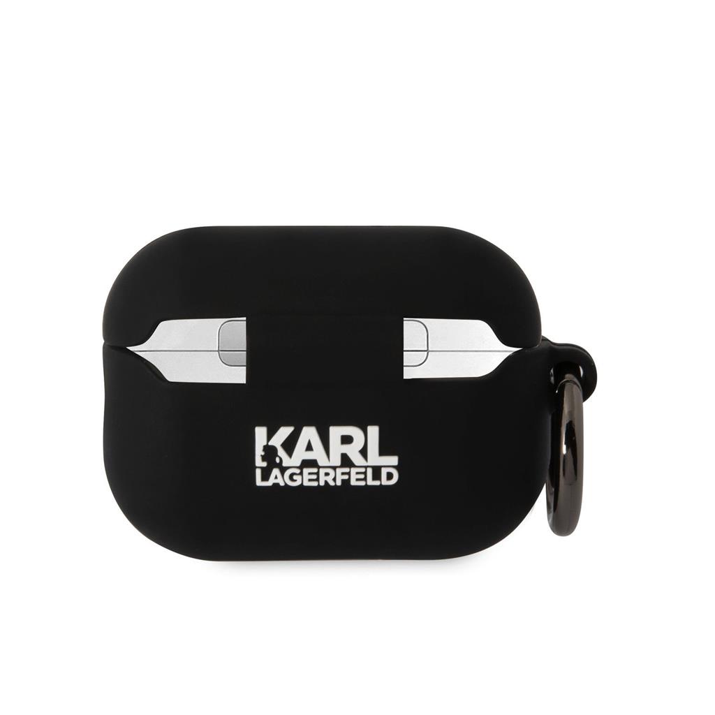 Karl Lagerfeld 3D Logo NFT Karl and Choupette Silicone tok AirPods Pro 2 (Fekete) - KLAP2RUNKC