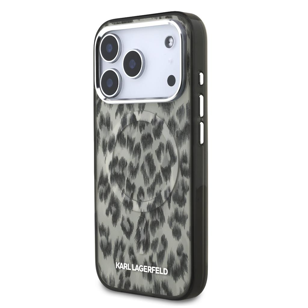 Karl Lagerfeld IML Leopard MagSafe tok iPhone 17 Pro (Barna) - KLHMP17LHDLEOICW