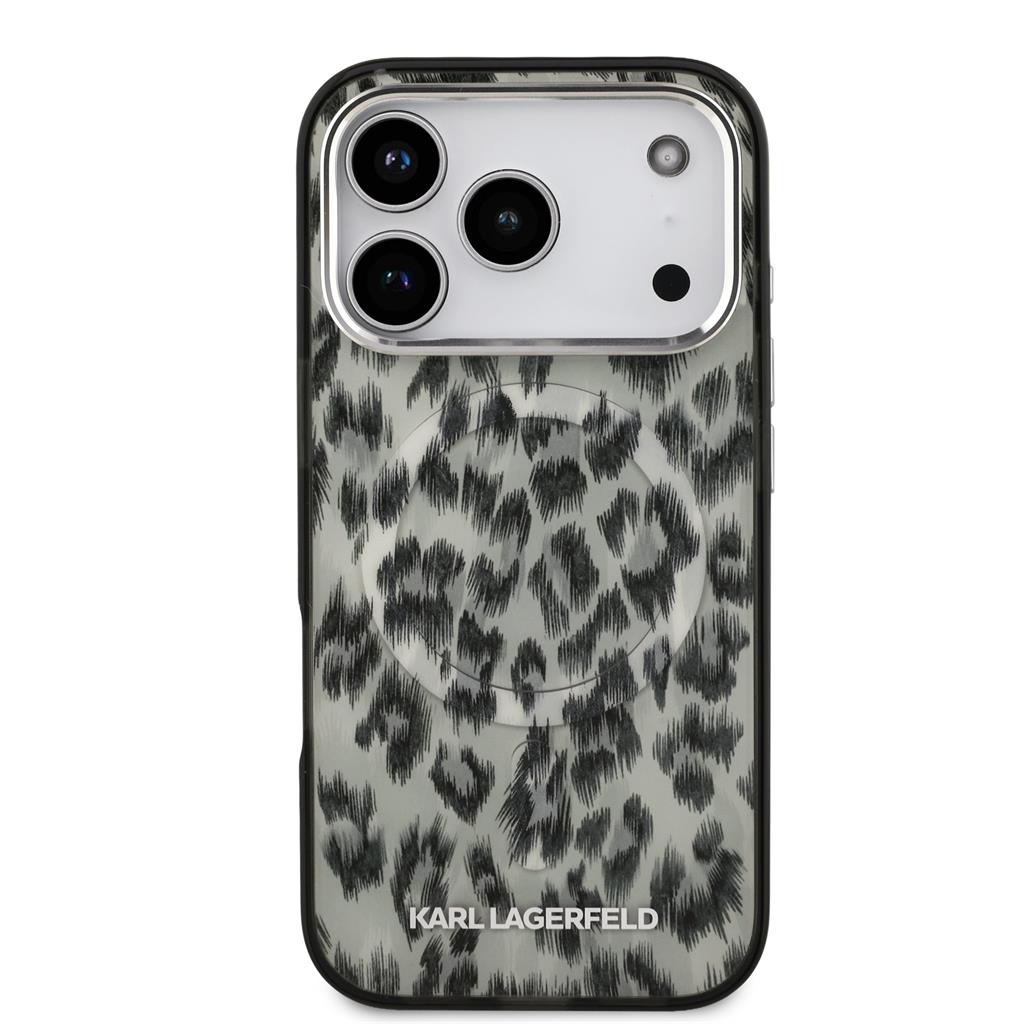 Karl Lagerfeld IML Leopard MagSafe tok iPhone 17 Pro (Barna) - KLHMP17LHDLEOICW
