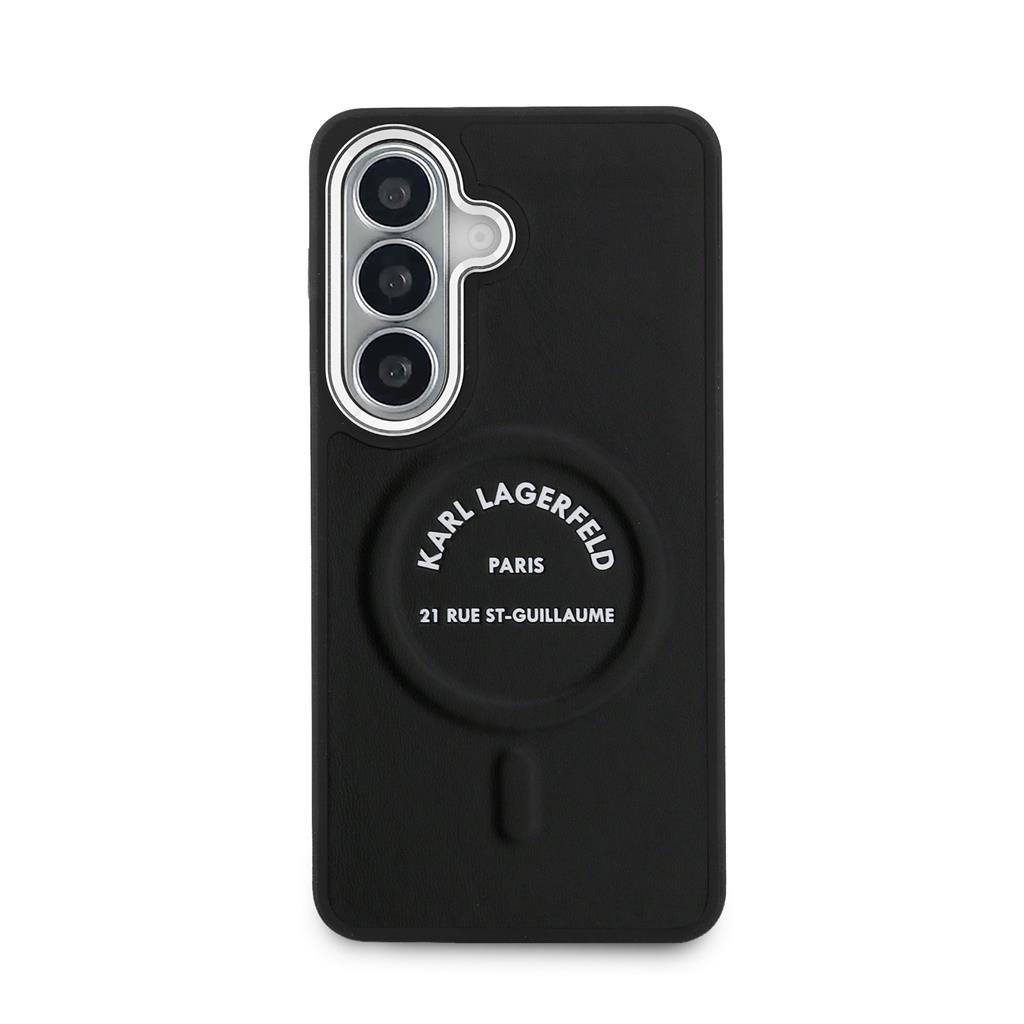 Karl Lagerfeld PU RSG Logo Magnetic Samsung Galaxy S26 (Fekete)