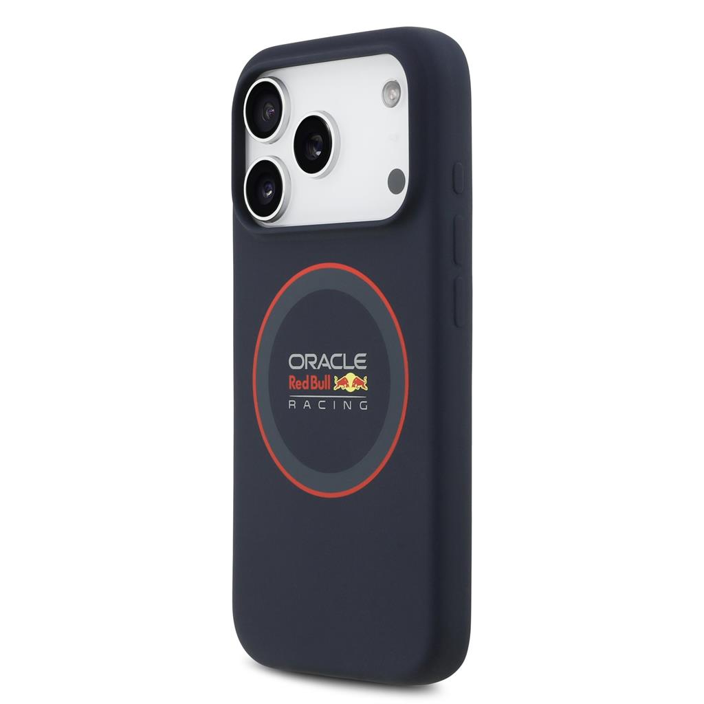Red Bull Silicone Red Ring MagSafe tok iPhone 17 Pro (Sötétkék)