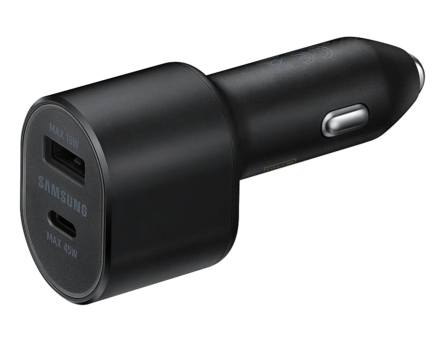 Samsung autós töltő 60W USB-C / USB-A USB-C kábellel (Fekete)