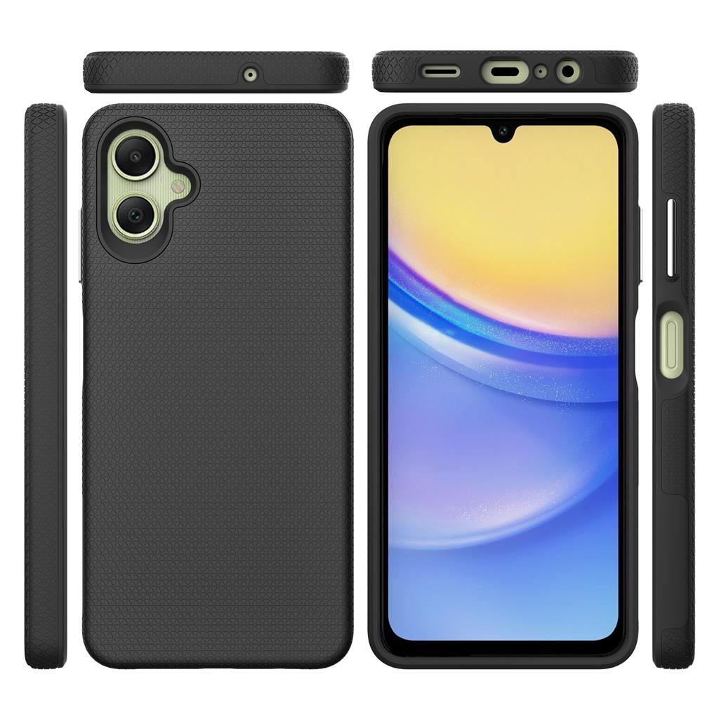 Samsung Galaxy A06 TOKO Triangle hátlap tok (Fekete)