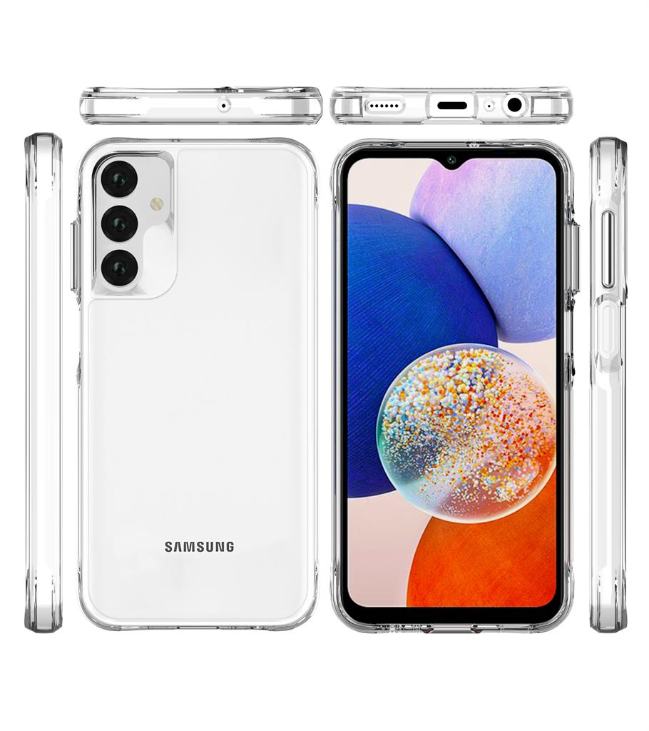 Samsung Galaxy A15 4G+Galaxy A15 5G TOKO Pure hátlap tok (Átlátszó)