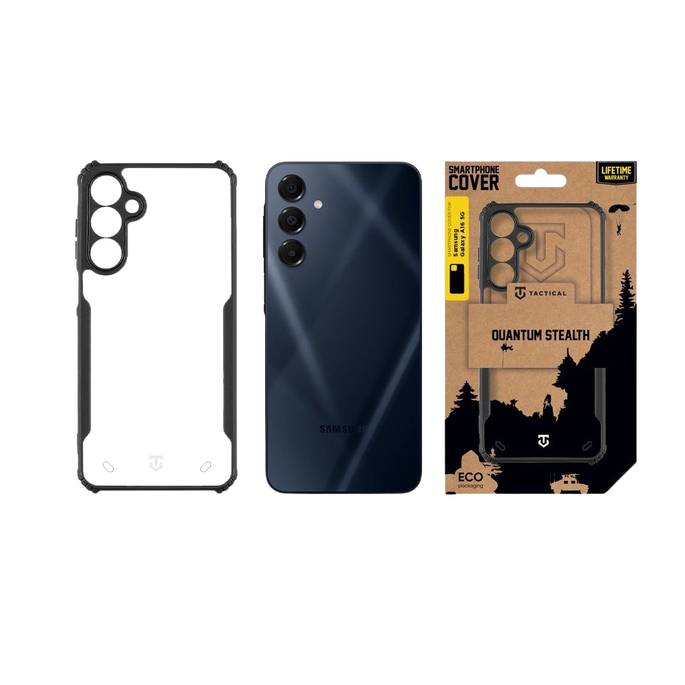 Samsung Galaxy A16 4G / Galaxy A16 5G Tactical Quantum Stealth tok (Fekete)