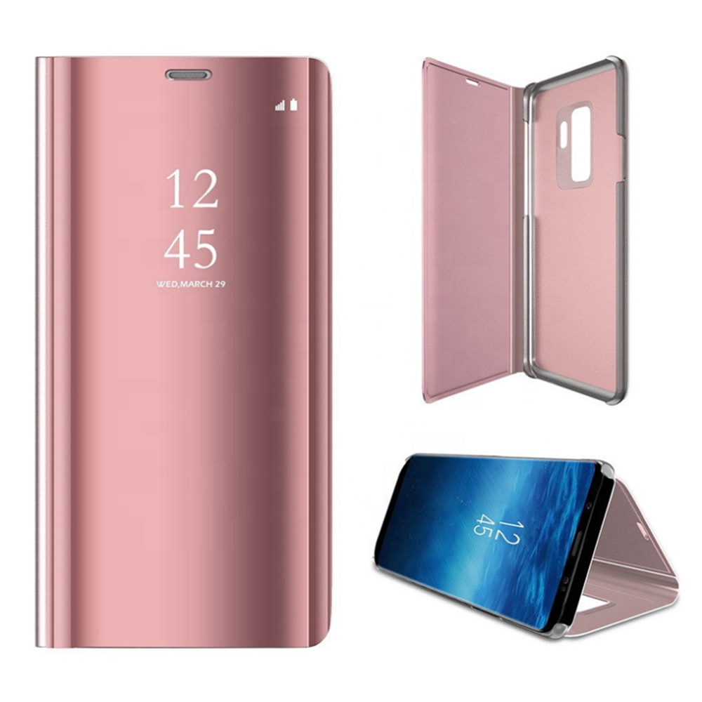 Samsung Galaxy A16 4G / Galaxy A16 5G Clear view notesz tok (Rózsaszín)