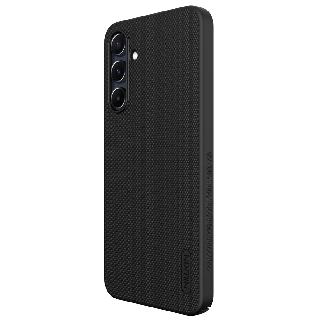 Samsung Galaxy A16 4G / Galaxy A16 5G Nillkin Super frosted strapabíró hátlap tok (Fekete)