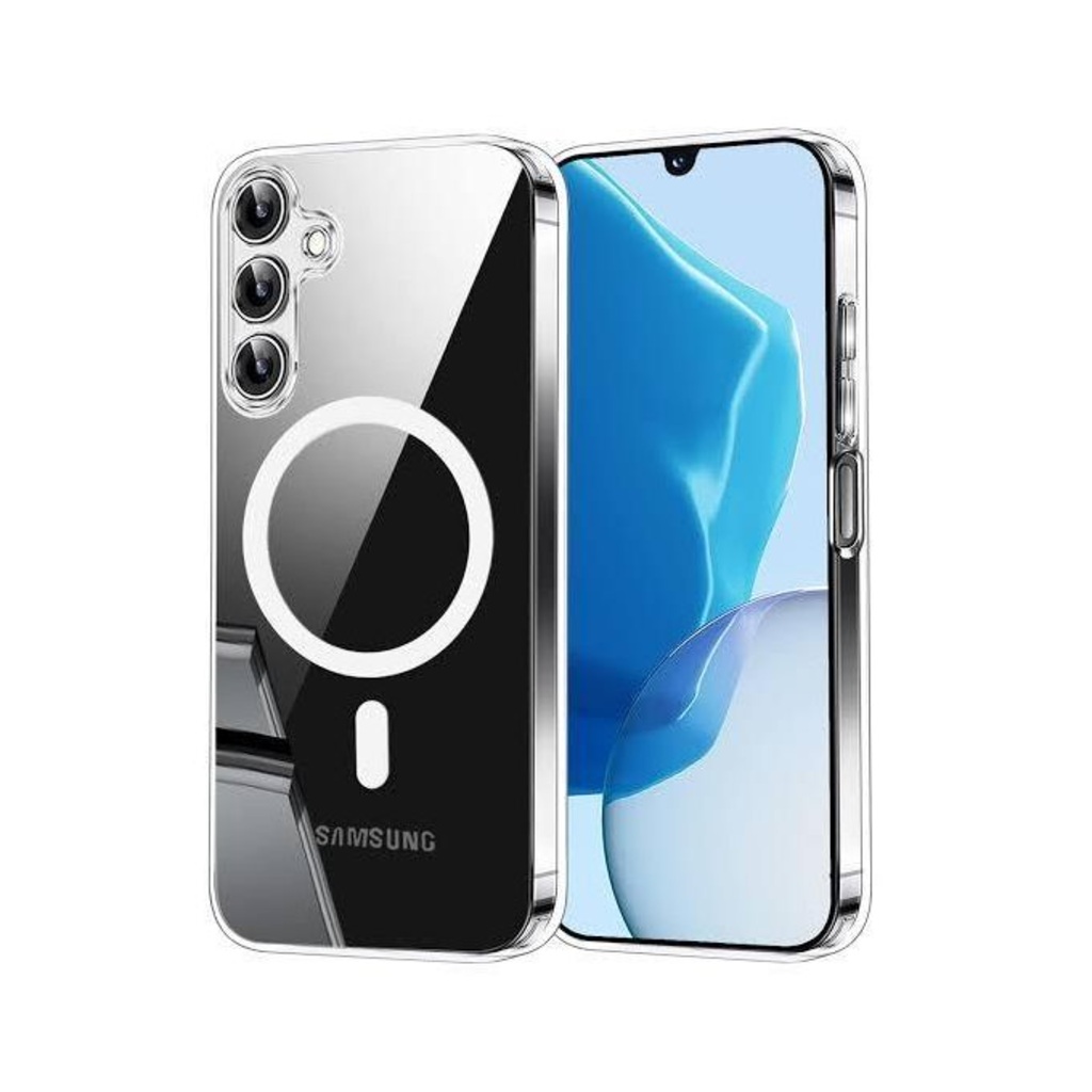 Samsung Galaxy A17 5G Clear mag MID MagSafe hátlap tok (Átlátszó)