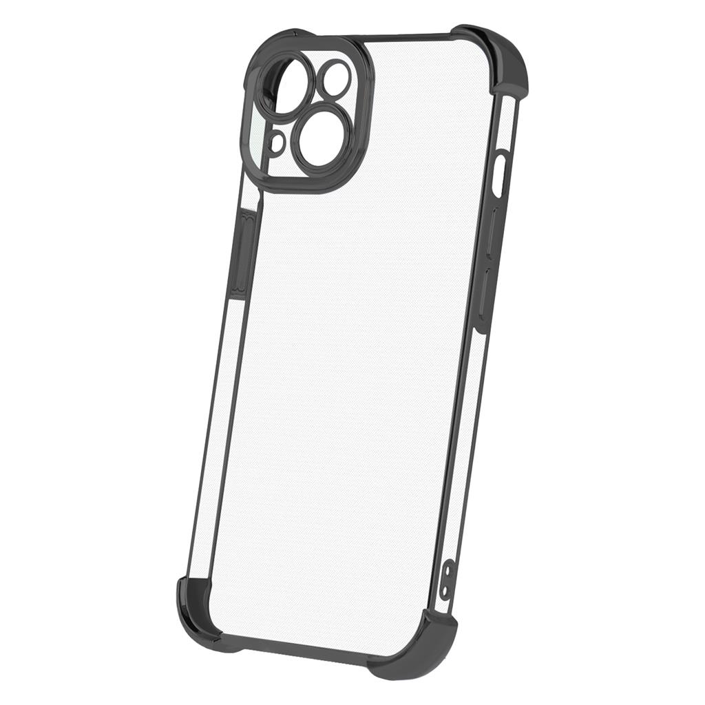 Samsung Galaxy A26 5G Anti shock chrome hátlap tok (Fekete)