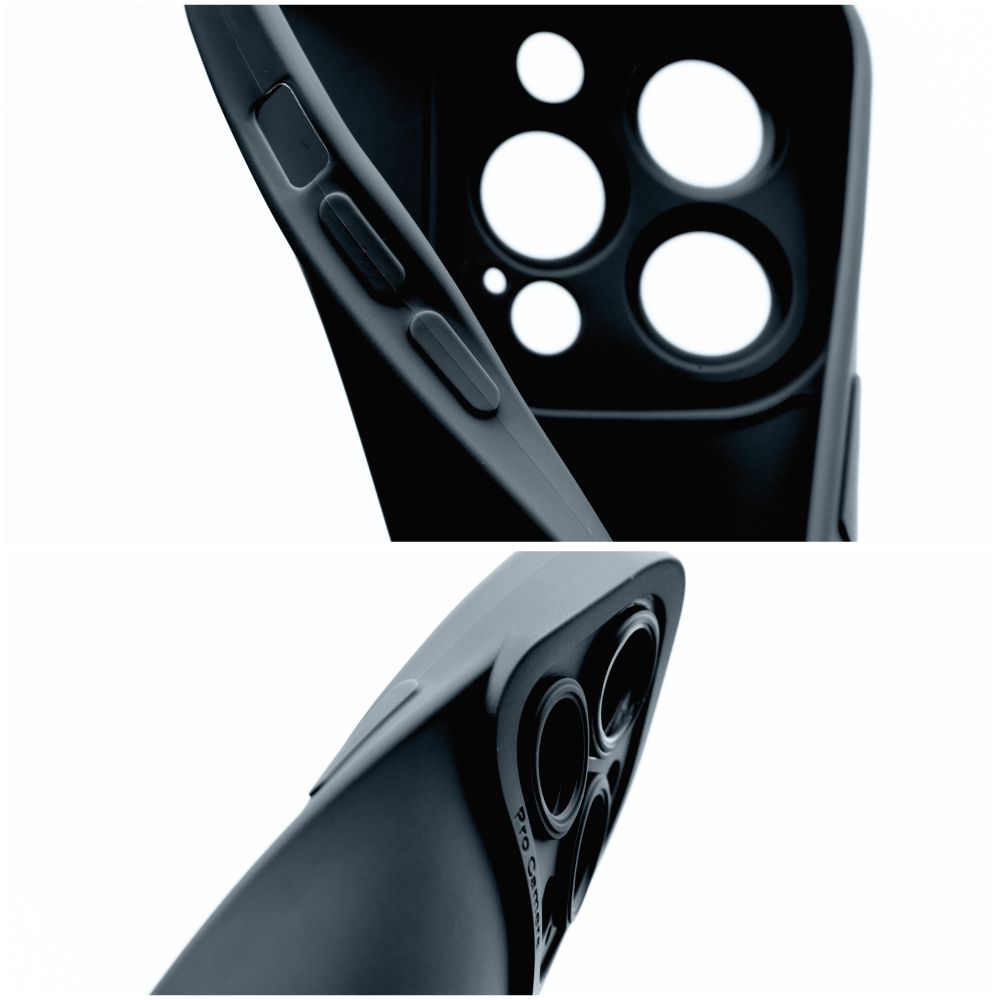 Samsung Galaxy A36 5G Camshield szilikon hátlap tok (Fekete)