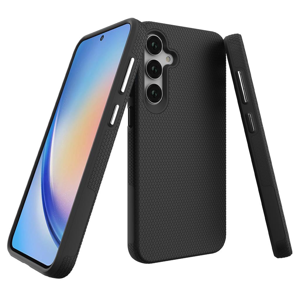 Samsung Galaxy A55 TOKO Triangle hátlap tok (Fekete)