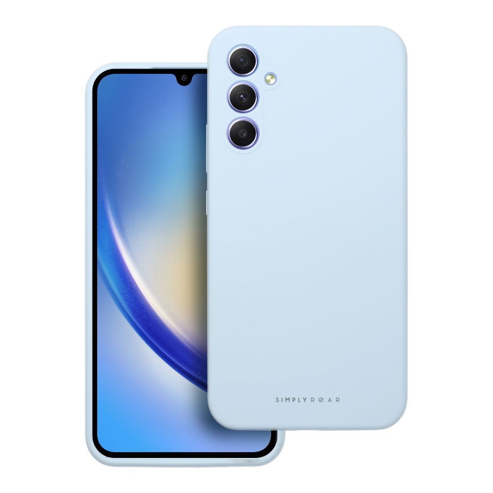 Samsung Galaxy A56 5G black white hátlap tok (Kék)