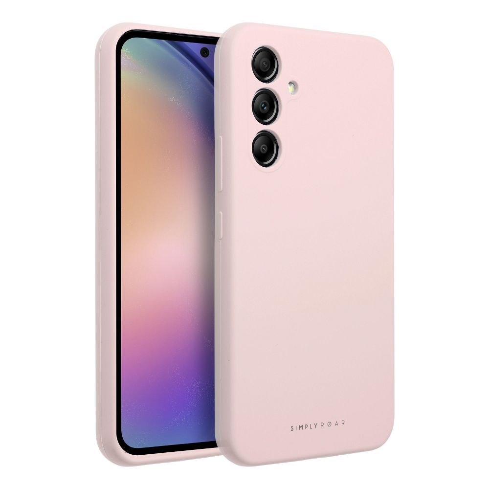 Samsung Galaxy A56 5G black white hátlap tok (Rózsaszín)