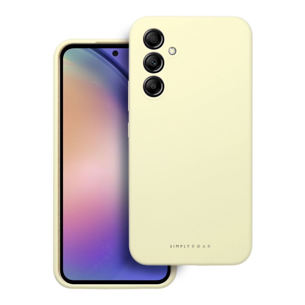 Samsung Galaxy A56 5G black white hátlap tok (Sárga)