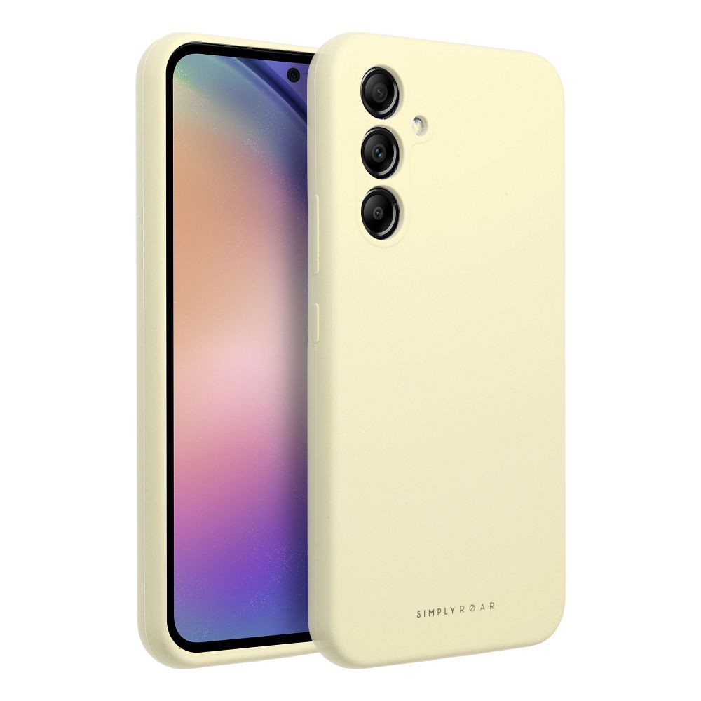 Samsung Galaxy A56 5G black white hátlap tok (Sárga)