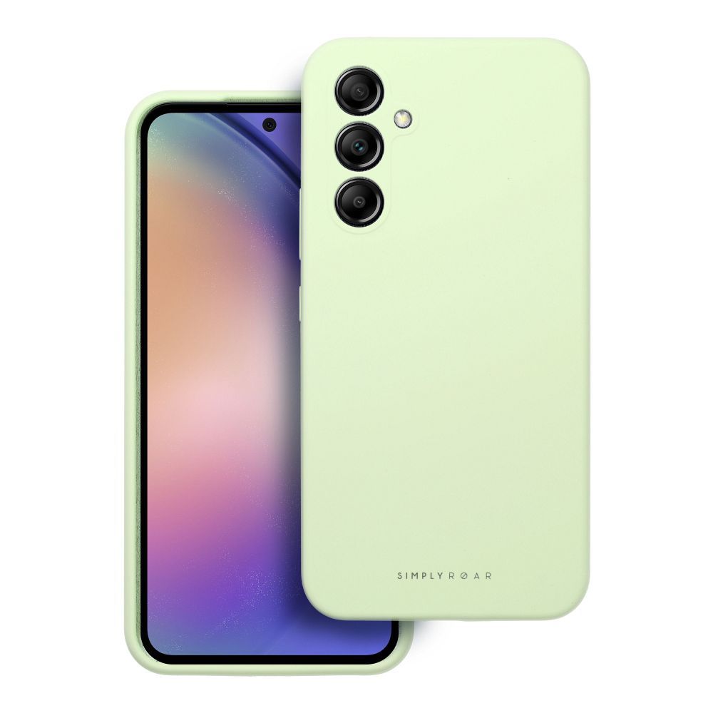 Samsung Galaxy A56 5G black white hátlap tok (Zöld)