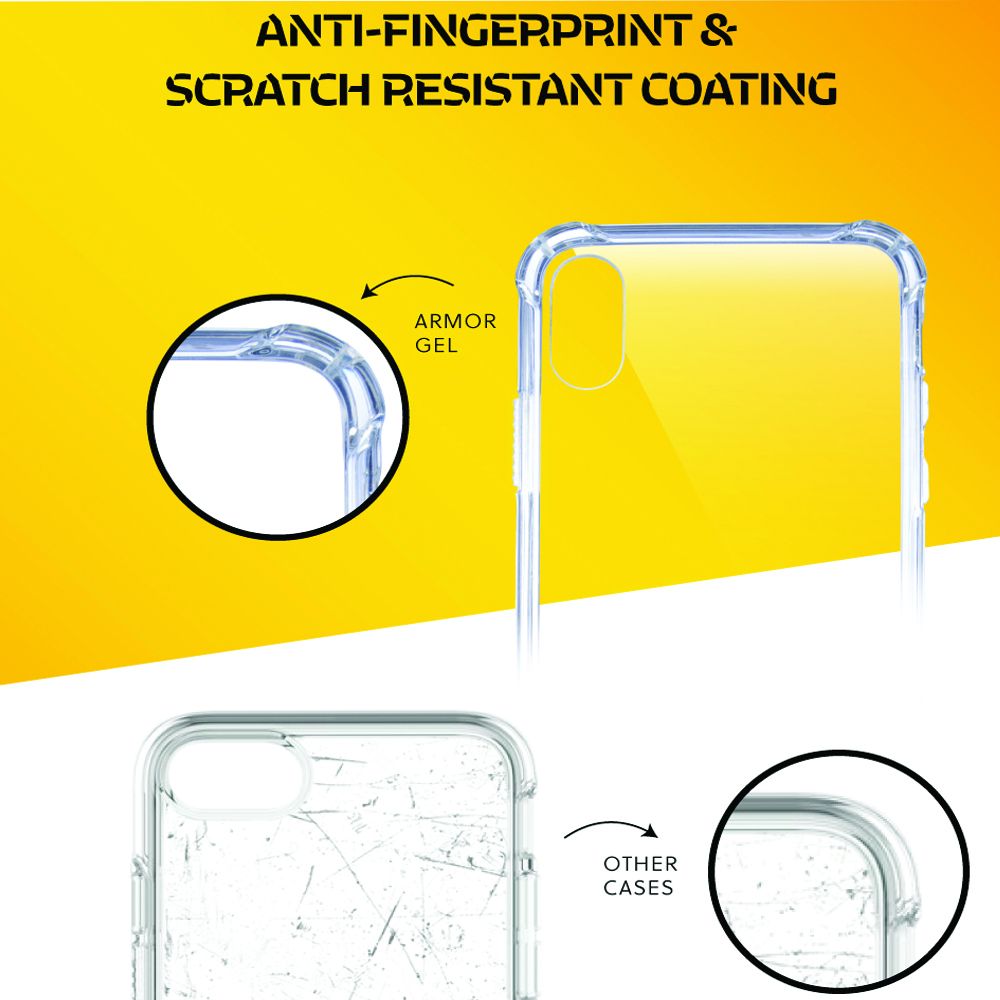 Samsung Galaxy A56 5G Roar armor jelly ütésálló hátlap tok (Átlátszó)