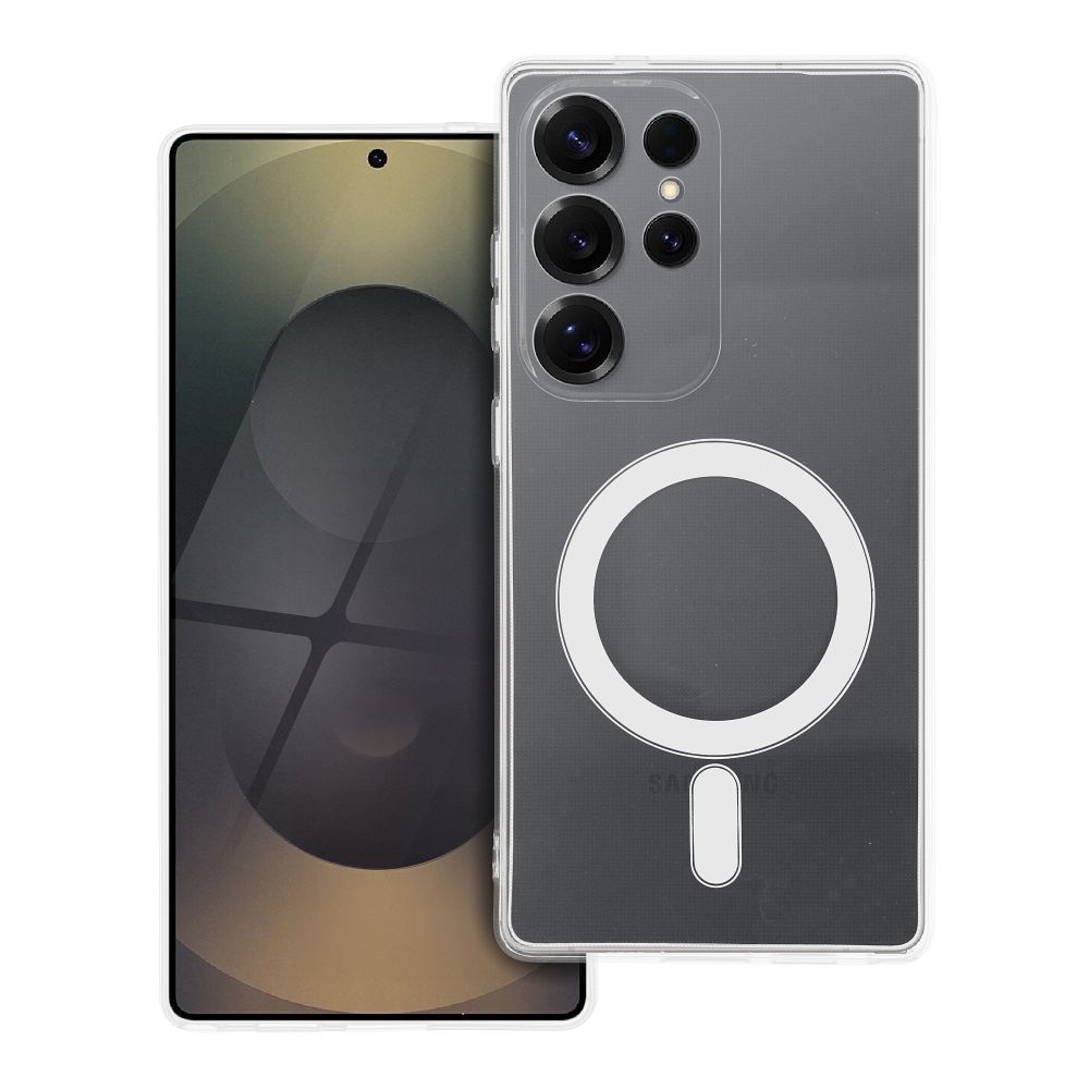 Samsung Galaxy A57 5G 2 mm MagSafe kameravédős hátlap tok (Átlátszó)