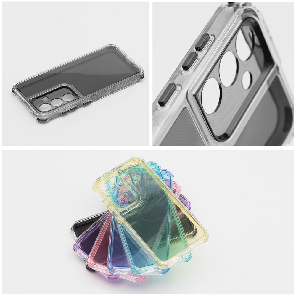Samsung Galaxy S25 Plus Matrix szilikon hátlap tok (Fekete)