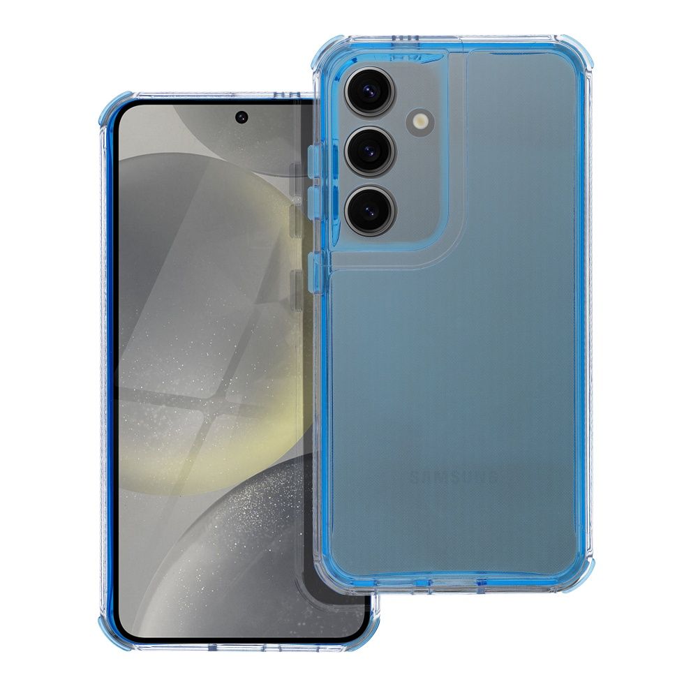 Samsung Galaxy S25 Plus Matrix szilikon hátlap tok (Kék)