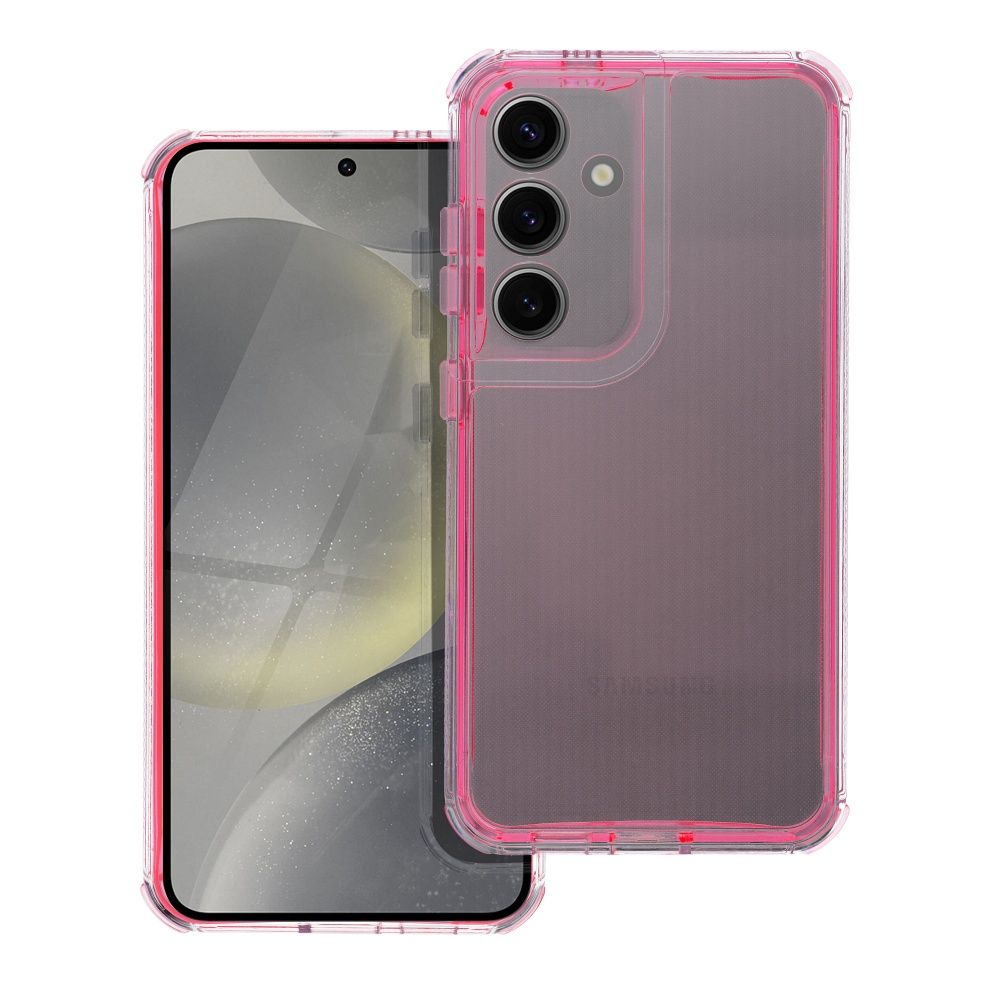 Samsung Galaxy S25 Plus Matrix szilikon hátlap tok (Rózsaszín)