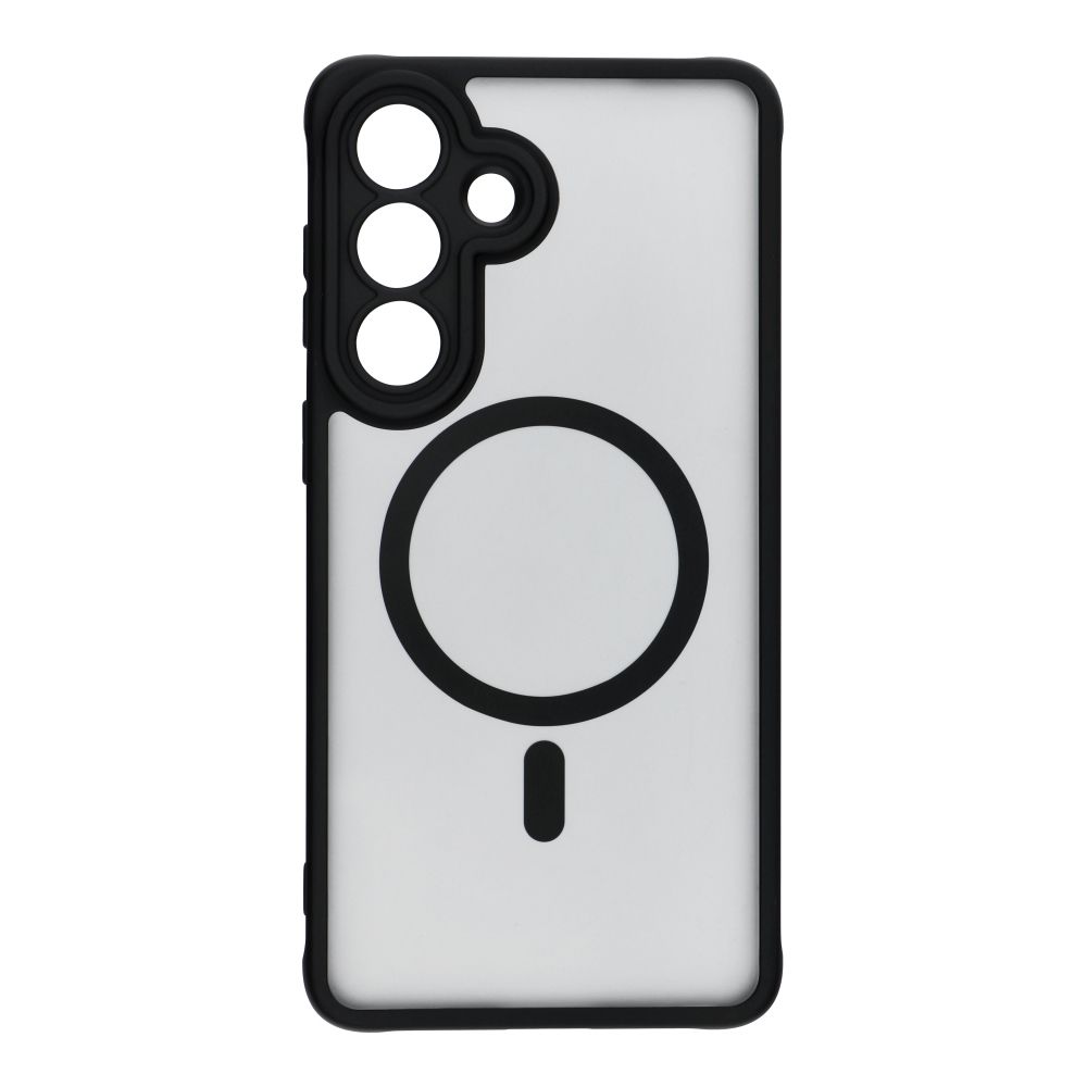 Samsung Galaxy S26 Plus Full matte mag magsafe hátlap tok (Fekete)