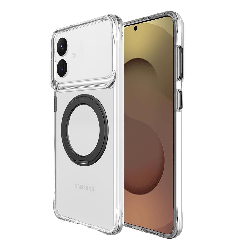 Samsung Galaxy S26 Plus TOKO Pure MagSafe 360 ring hátlap tok (Fekete)