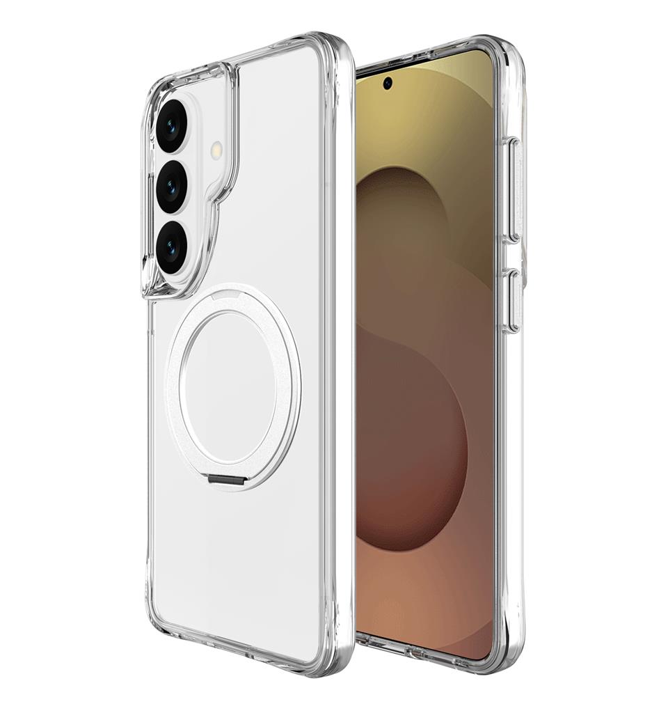 Samsung Galaxy S26 TOKO Pure MagSafe 360 ring hátlap tok (Ezüst)