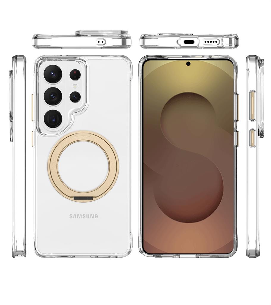 Samsung Galaxy S26 Ultra TOKO Pure MagSafe 360 ring hátlap tok (Arany)