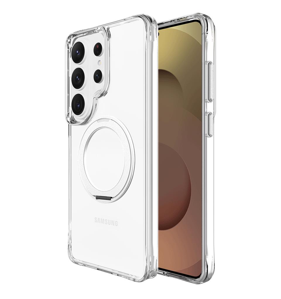 Samsung Galaxy S26 Ultra TOKO Pure MagSafe 360 ring hátlap tok (Ezüst)