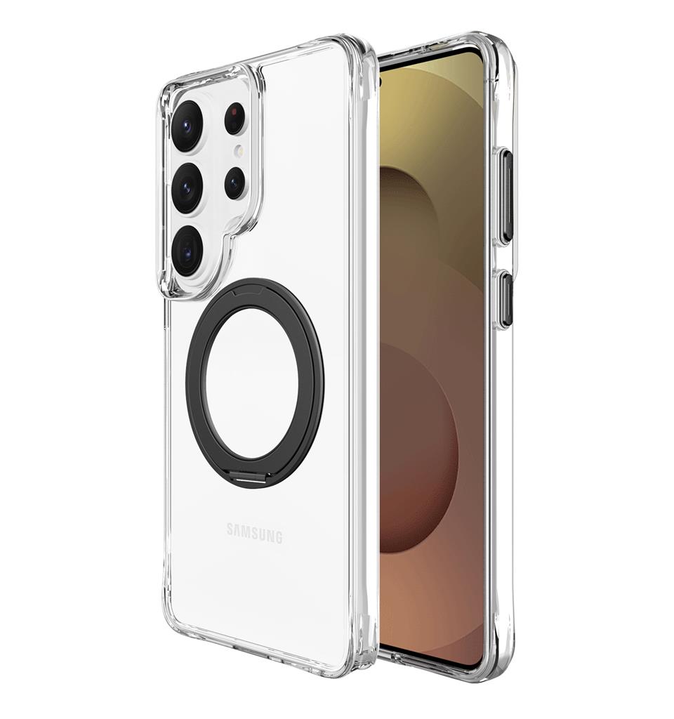 Samsung Galaxy S26 Ultra TOKO Pure MagSafe 360 ring hátlap tok (Fekete)