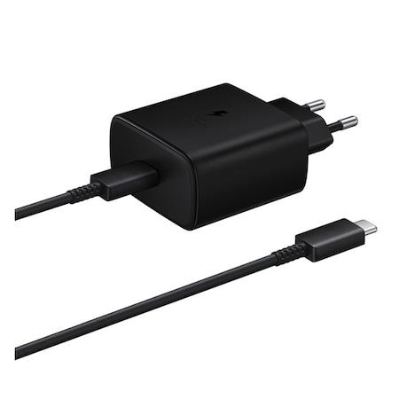 Samsung hálózati töltő (Fekete) - 45W - EP-TA845 ECO csomagolás