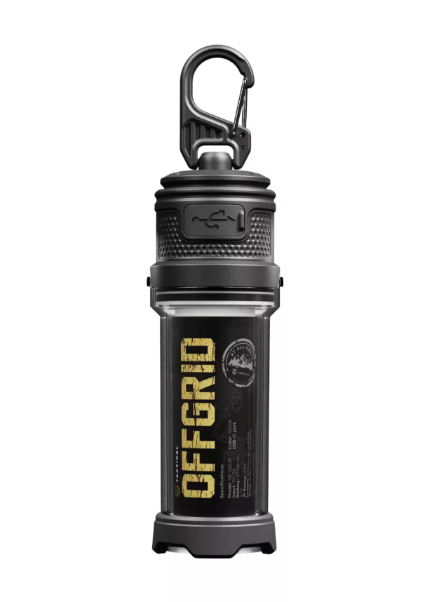 Tactical OffGrid hordozható LED lámpa powerbank funkcióval