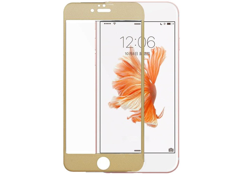 Tempered Glass 3D curved Apple iPhone 7 Plus Gold