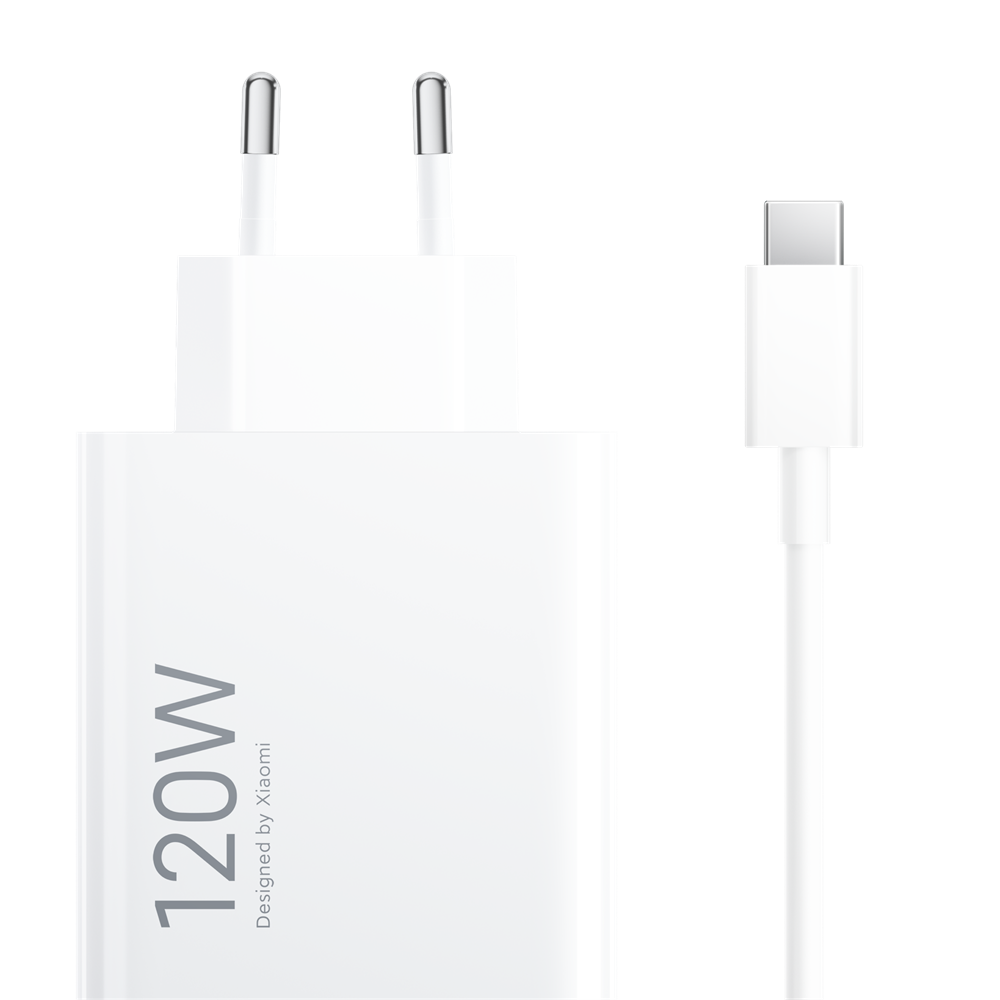 Xiaomi hálózati töltő Type-C kábellel (Fehér) - 120W - MDY-14-EE