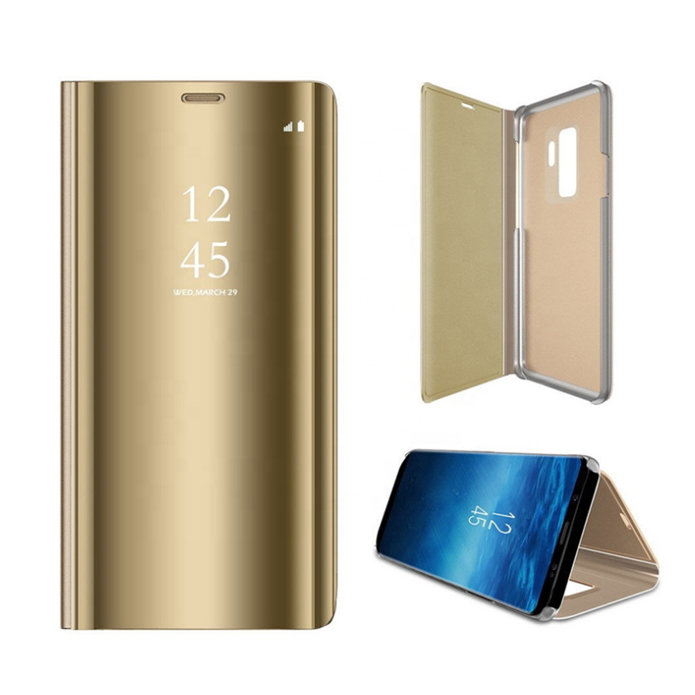 Xiaomi Mi Note 10 Lite Clear view notesz tok (Arany)