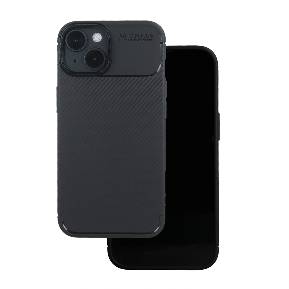 Xiaomi Redmi 14C carbon fiber szilikon hátlap tok (Fekete)