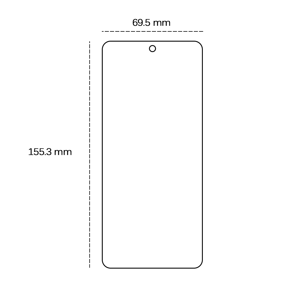 Xiaomi Redmi Note 13 Pro 4G / Redmi Note 13 Pro 5G / Redmi  Note 14s 4G 2,5D üvegfólia (Átlátszó)
