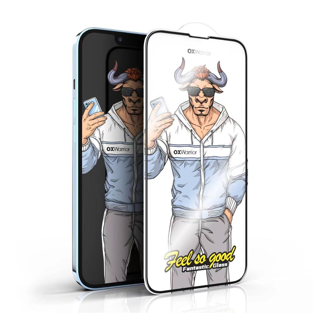 Xiaomi Redmi Note 13 Pro 5G OX Warrior Mr. Fashion 2.5D üvegfólia (Átlátszó)