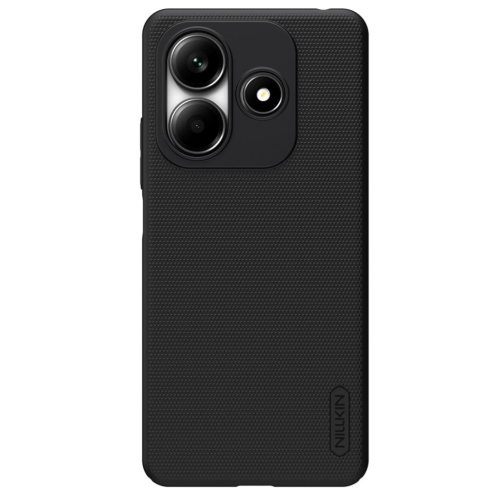 Xiaomi Redmi Note 14 4G Nillkin Super frosted strapabíró hátlap tok (Fekete)