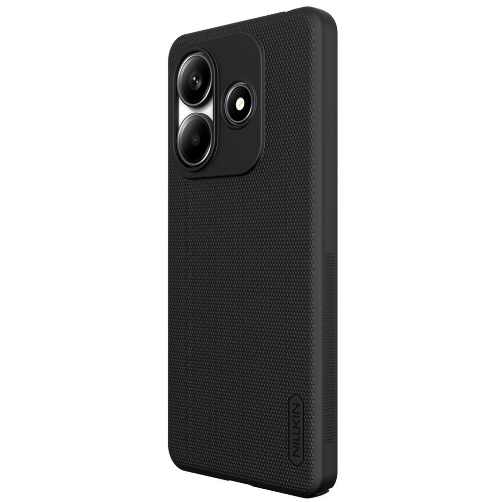 Xiaomi Redmi Note 14 4G Nillkin Super frosted strapabíró hátlap tok (Fekete)